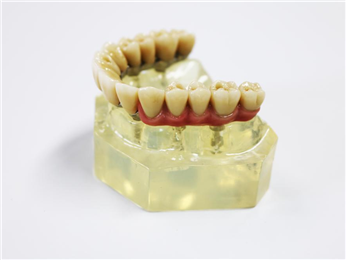Zirconia Dental Implant Crown Biocompatible With Titanium Bar